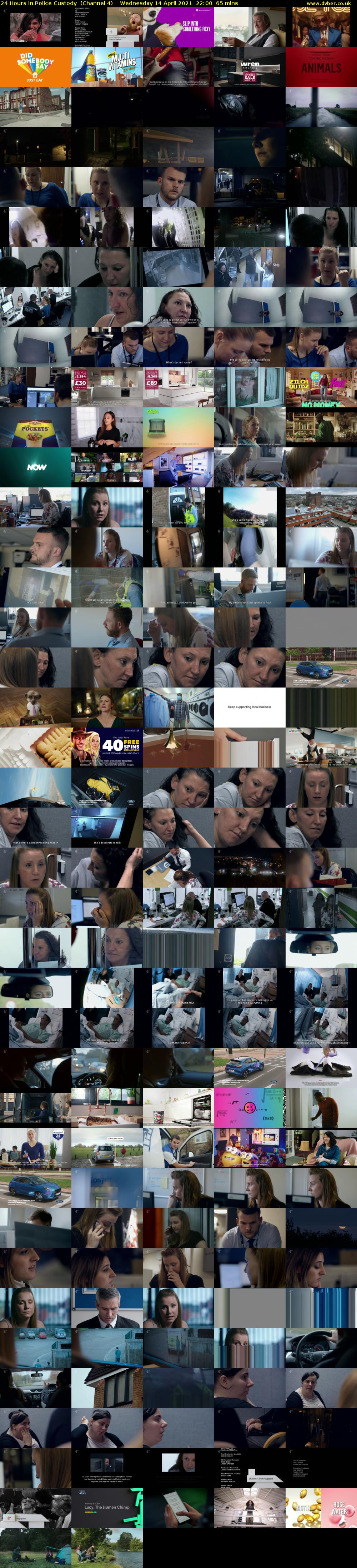 24 Hours in Police Custody  (Channel 4) Wednesday 14 April 2021 22:00 - 23:05