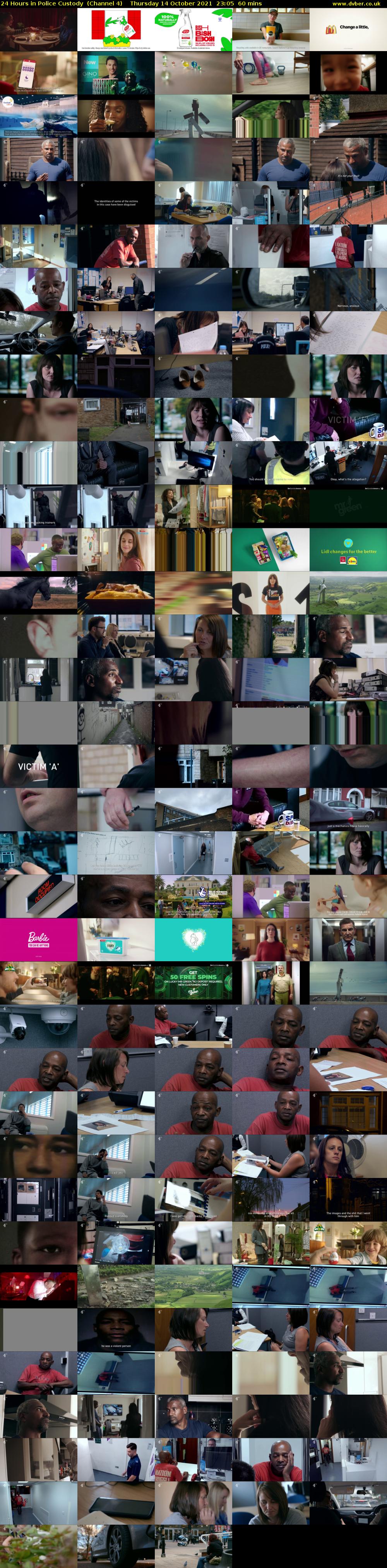 24 Hours in Police Custody  (Channel 4) Thursday 14 October 2021 23:05 - 00:05