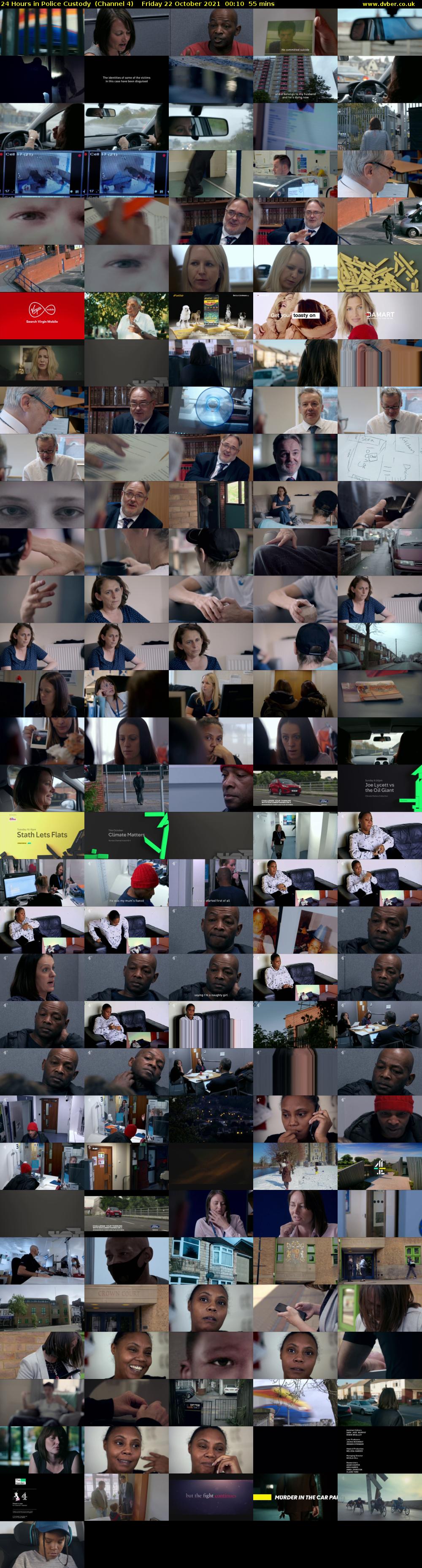 24 Hours in Police Custody  (Channel 4) Friday 22 October 2021 00:10 - 01:05