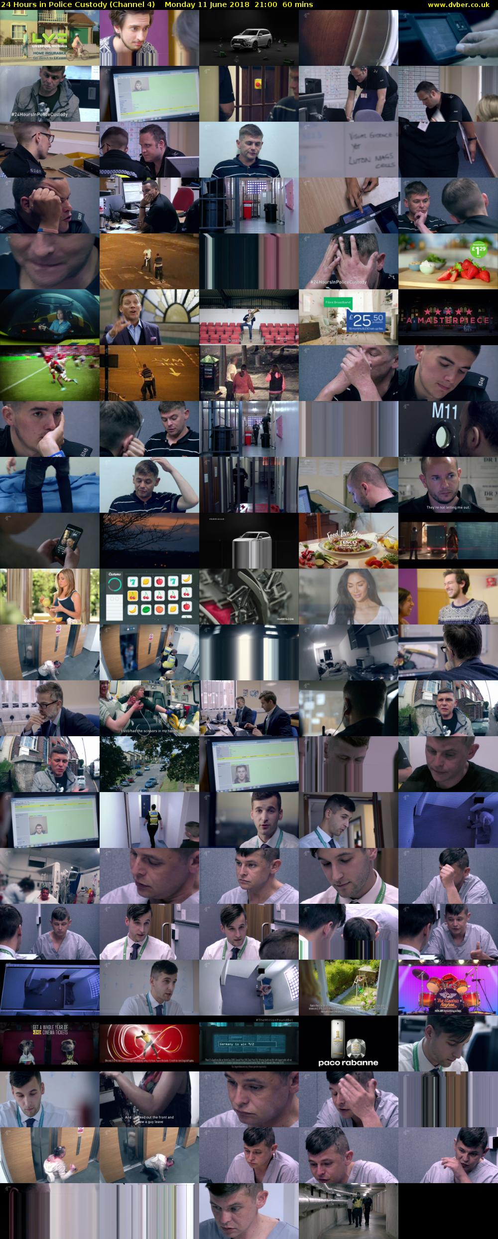 24 Hours in Police Custody (Channel 4) Monday 11 June 2018 21:00 - 22:00