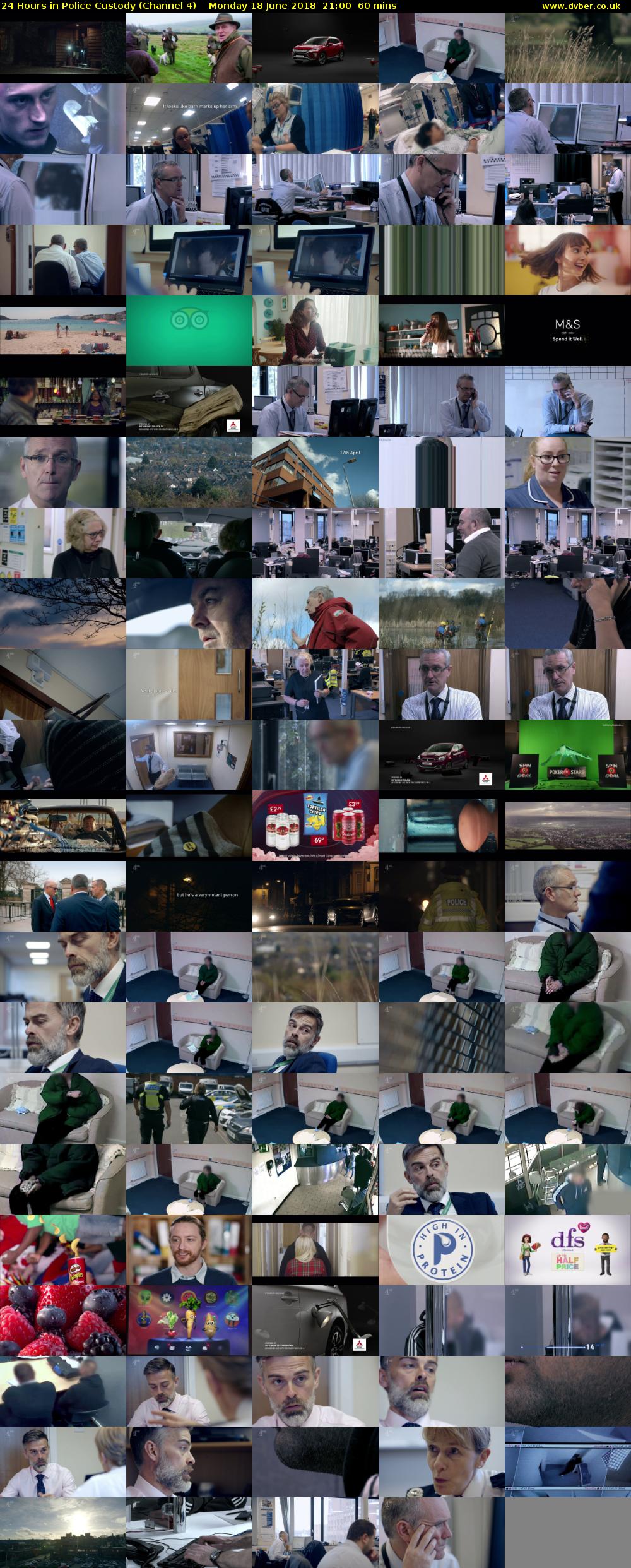 24 Hours in Police Custody (Channel 4) Monday 18 June 2018 21:00 - 22:00
