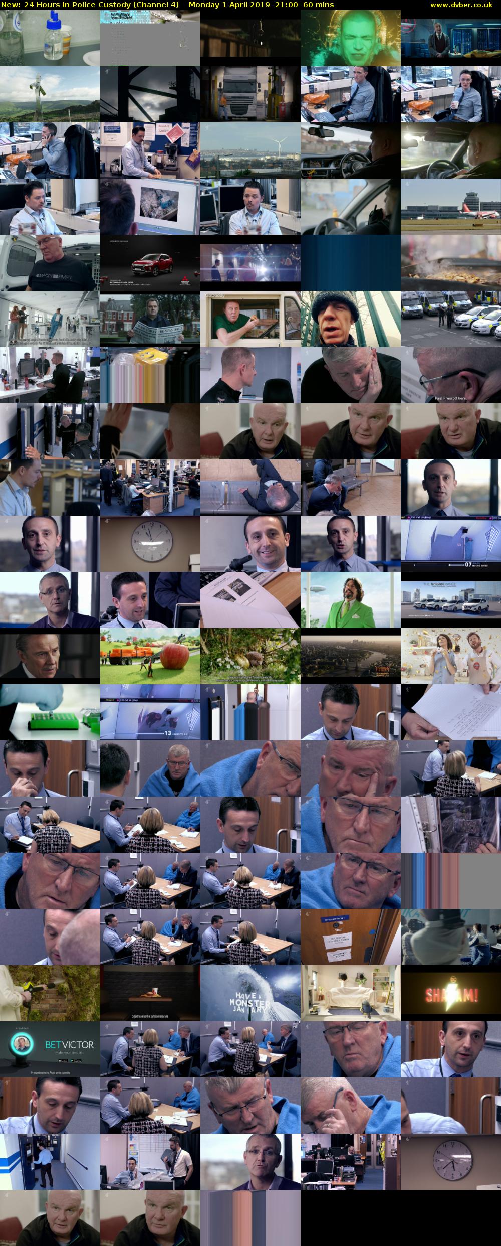 24 Hours in Police Custody (Channel 4) Monday 1 April 2019 21:00 - 22:00