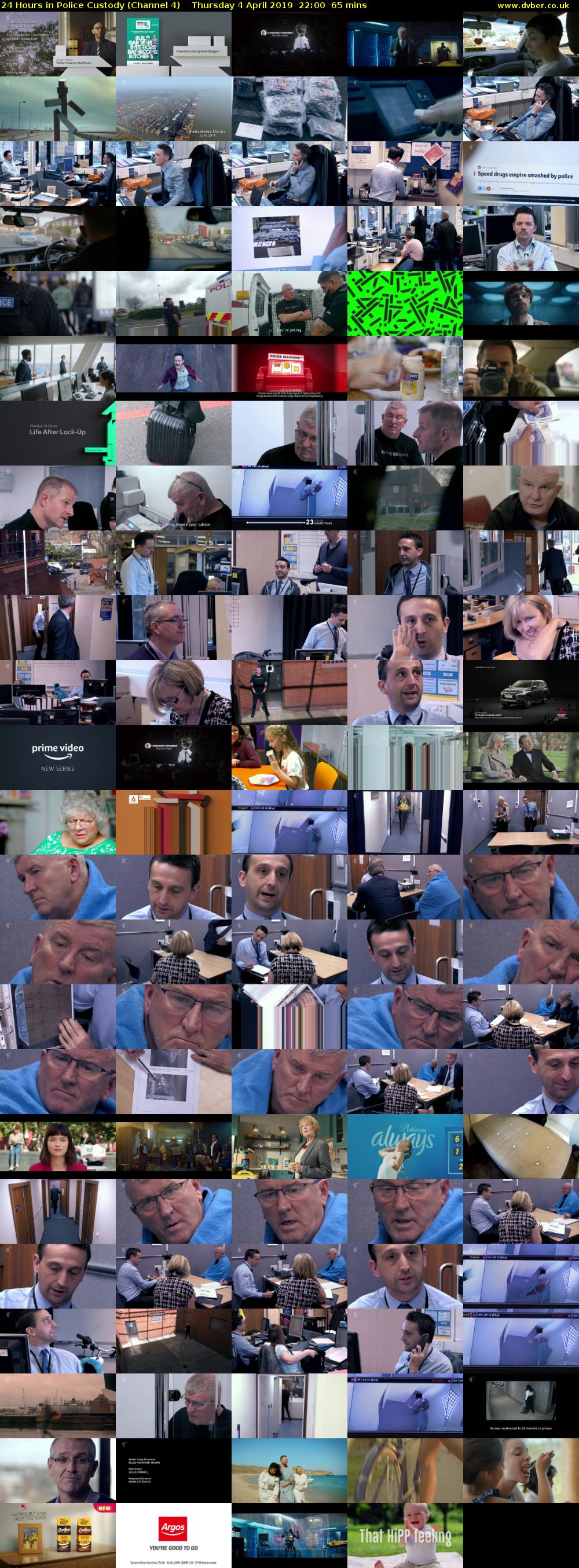 24 Hours in Police Custody (Channel 4) Thursday 4 April 2019 22:00 - 23:05