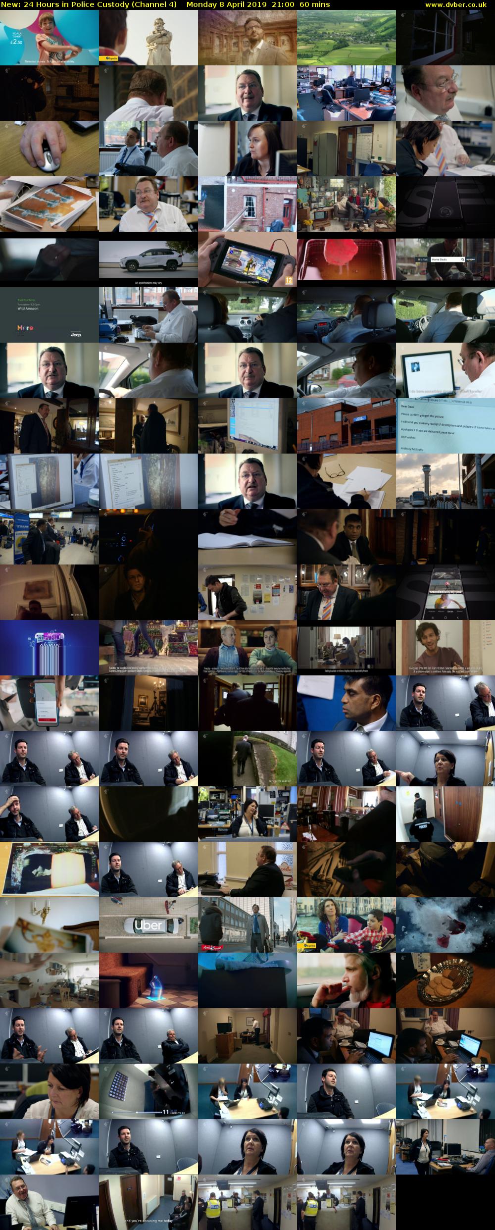 24 Hours in Police Custody (Channel 4) Monday 8 April 2019 21:00 - 22:00
