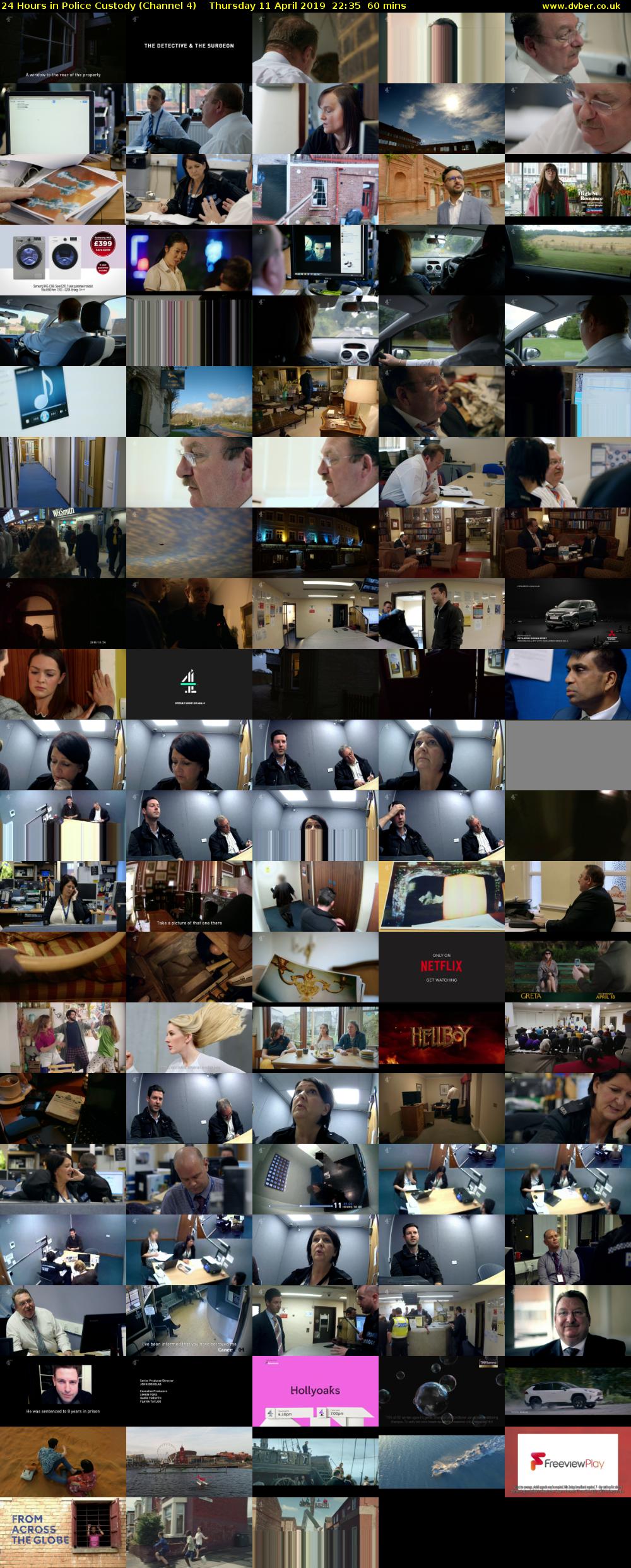 24 Hours in Police Custody (Channel 4) Thursday 11 April 2019 22:35 - 23:35