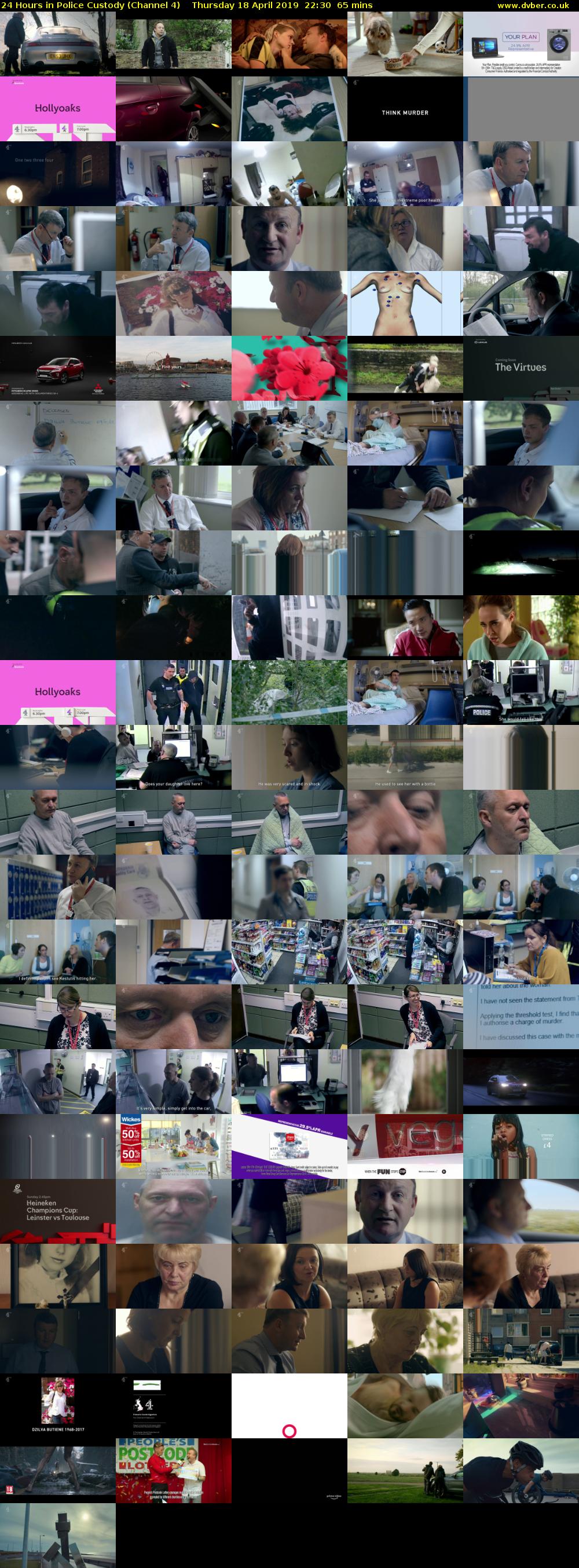 24 Hours in Police Custody (Channel 4) Thursday 18 April 2019 22:30 - 23:35