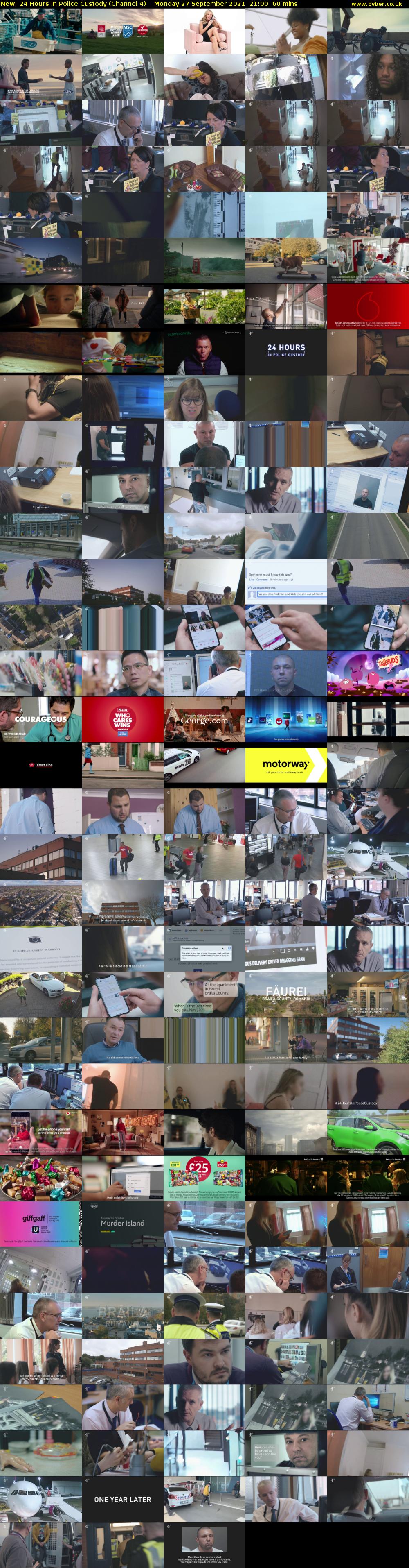 24 Hours in Police Custody (Channel 4) Monday 27 September 2021 21:00 - 22:00