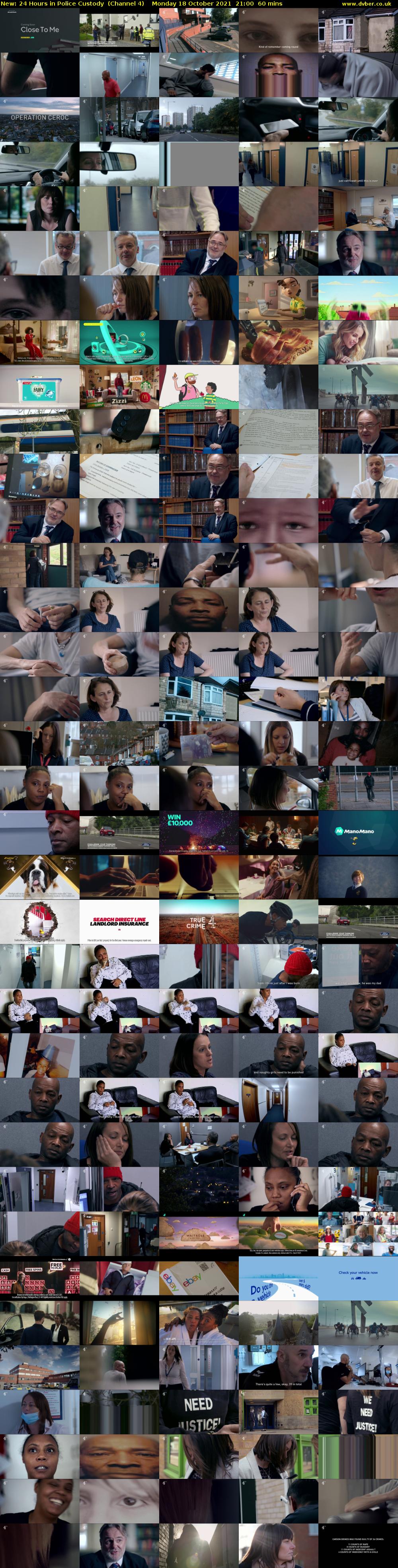 24 Hours in Police Custody (Channel 4) Monday 18 October 2021 21:00 - 22:00