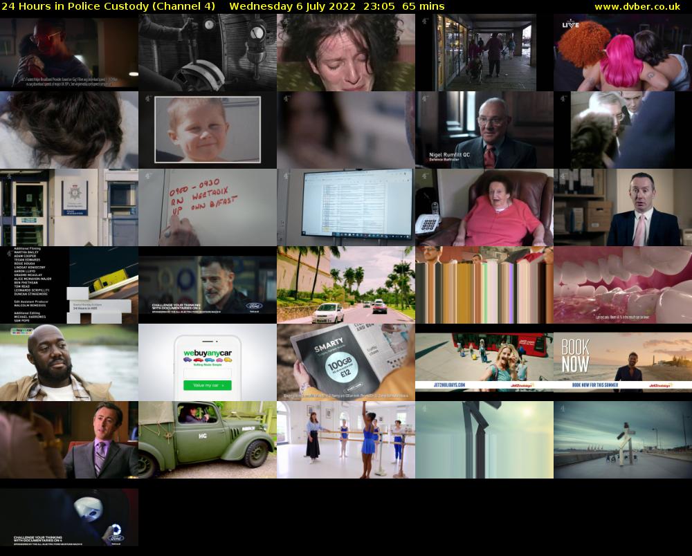 24 Hours in Police Custody (Channel 4) Wednesday 6 July 2022 23:05 - 00:10