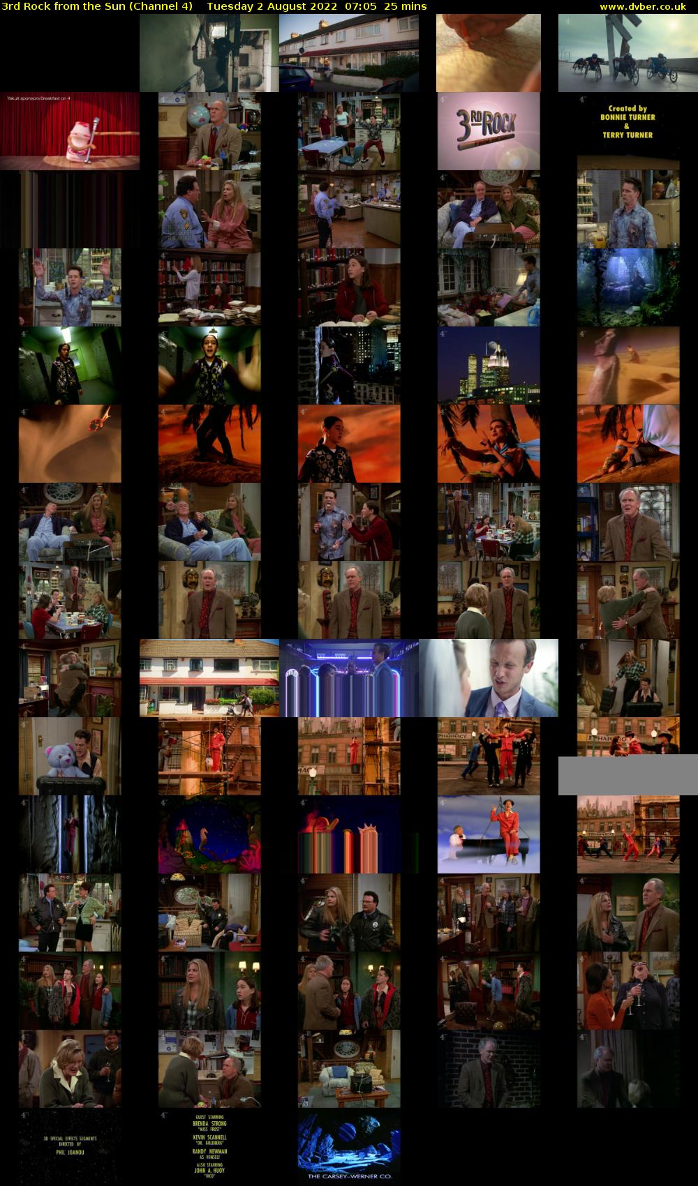 3rd Rock from the Sun (Channel 4) Tuesday 2 August 2022 07:05 - 07:30