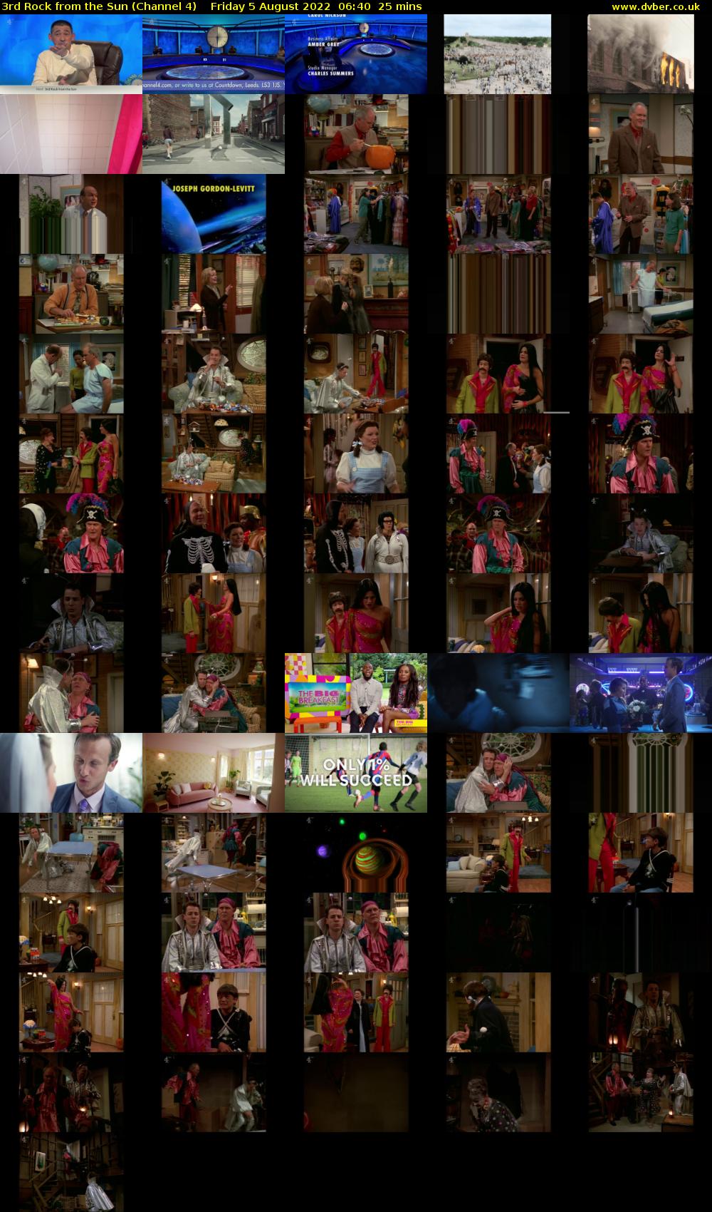 3rd Rock from the Sun (Channel 4) Friday 5 August 2022 06:40 - 07:05