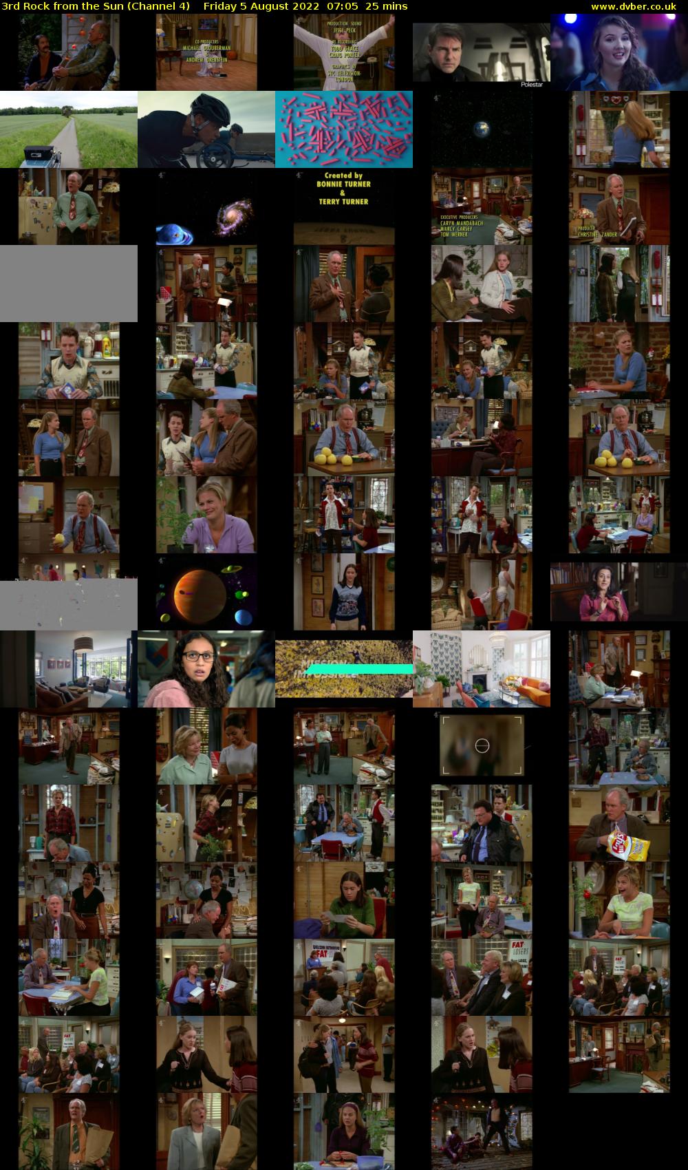 3rd Rock from the Sun (Channel 4) Friday 5 August 2022 07:05 - 07:30