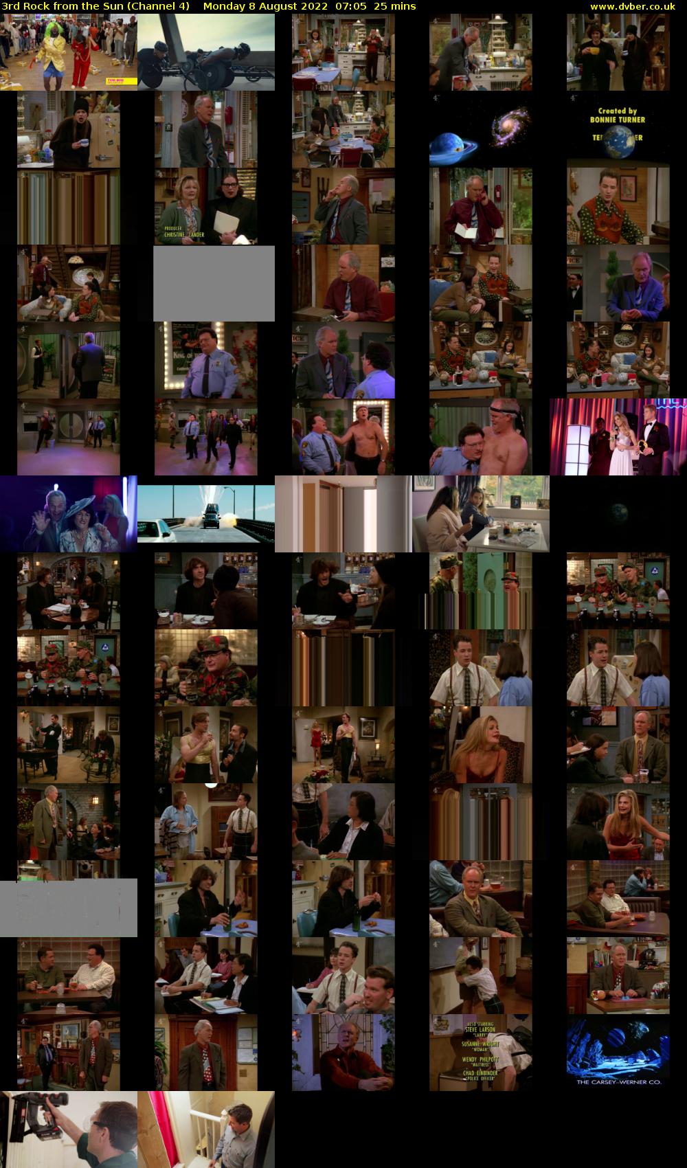 3rd Rock from the Sun (Channel 4) Monday 8 August 2022 07:05 - 07:30