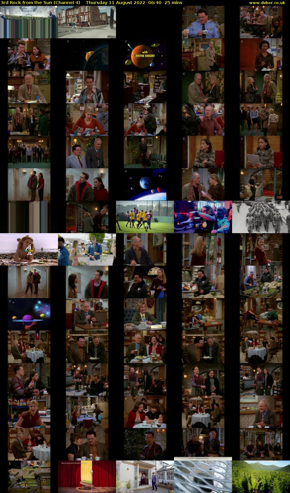 3rd Rock from the Sun (Channel 4) Thursday 11 August 2022 06:40 - 07:05