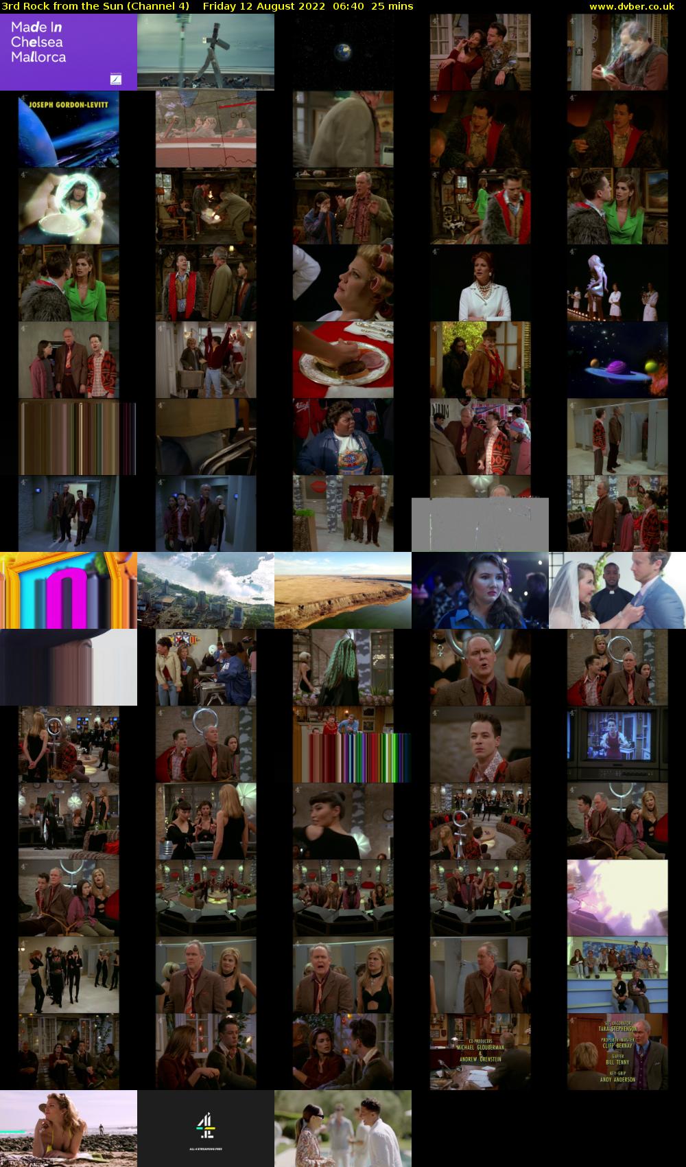 3rd Rock from the Sun (Channel 4) Friday 12 August 2022 06:40 - 07:05