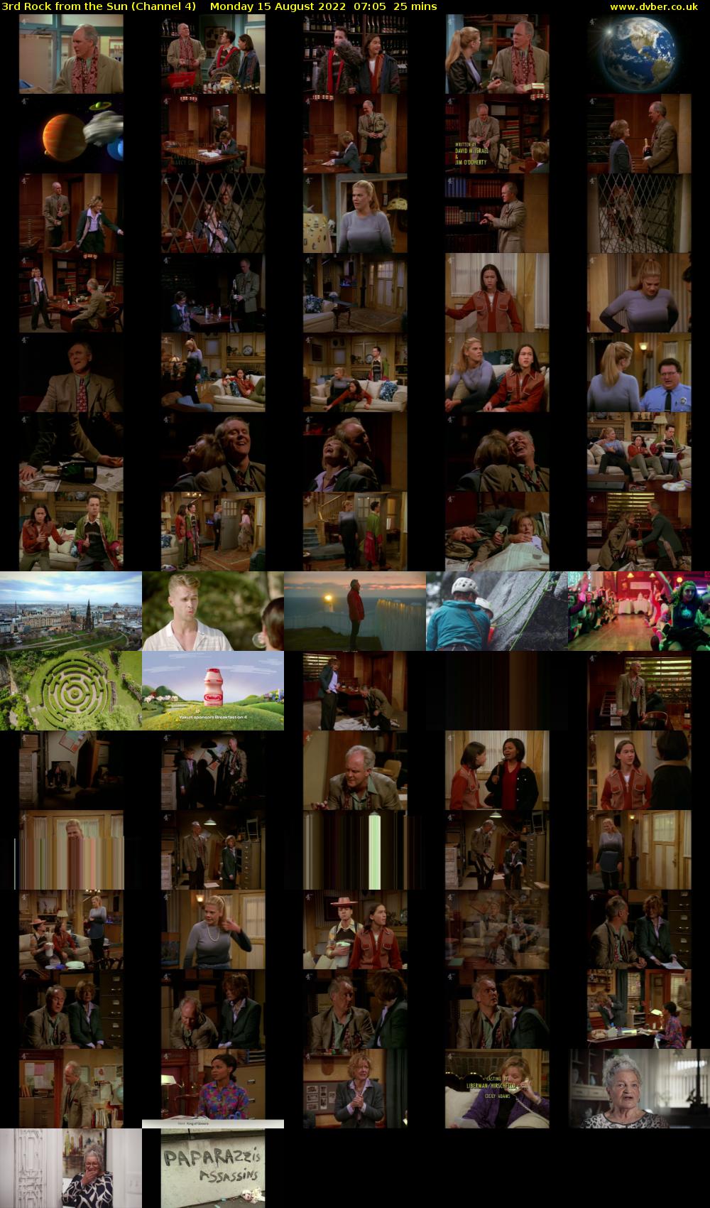 3rd Rock from the Sun (Channel 4) Monday 15 August 2022 07:05 - 07:30