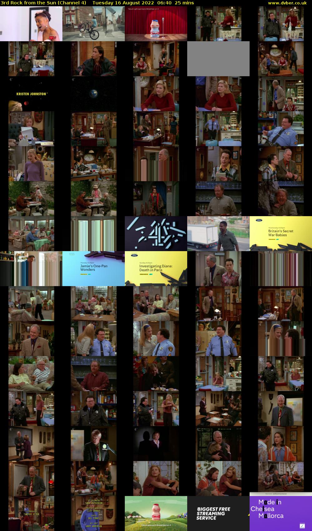 3rd Rock from the Sun (Channel 4) Tuesday 16 August 2022 06:40 - 07:05