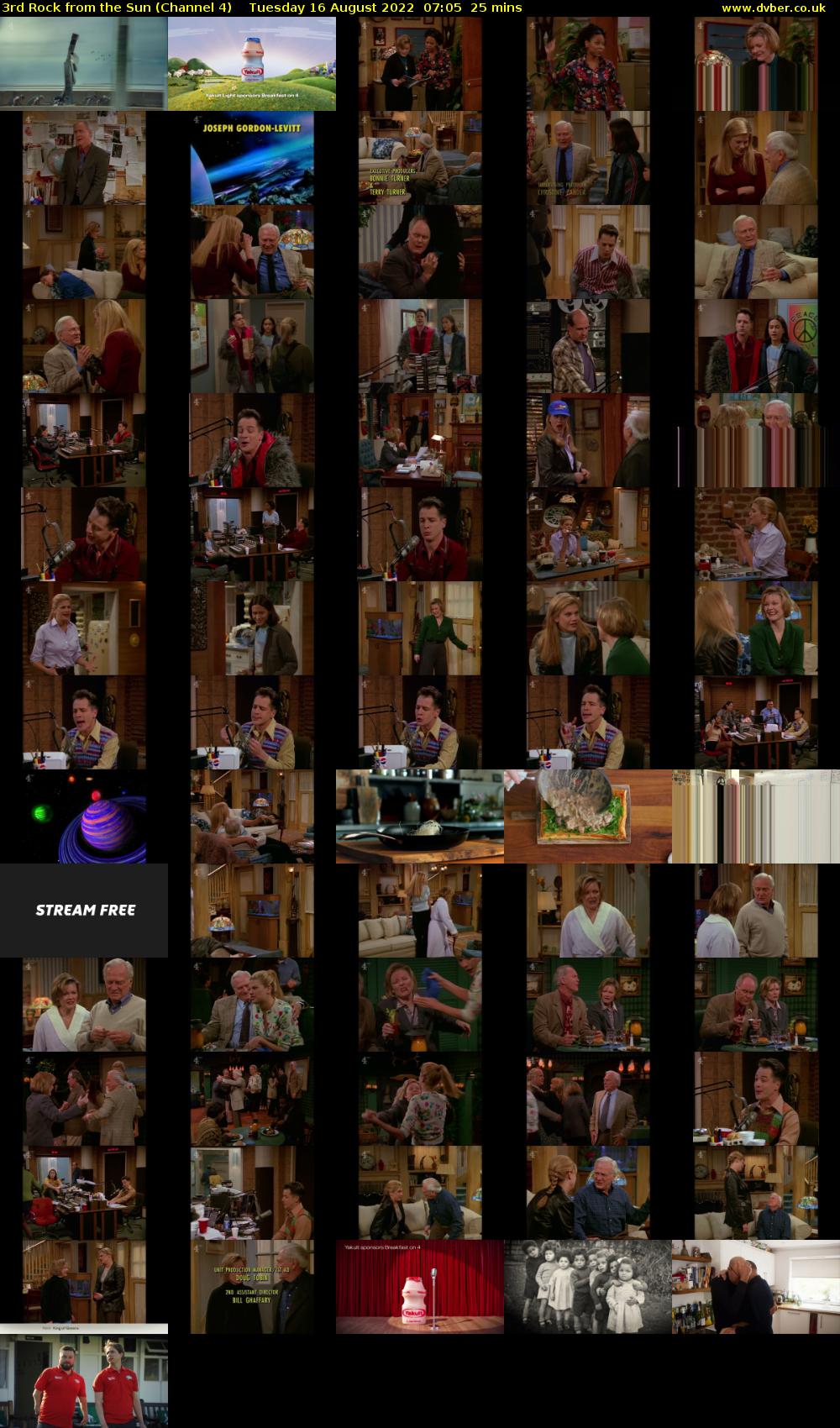 3rd Rock from the Sun (Channel 4) Tuesday 16 August 2022 07:05 - 07:30