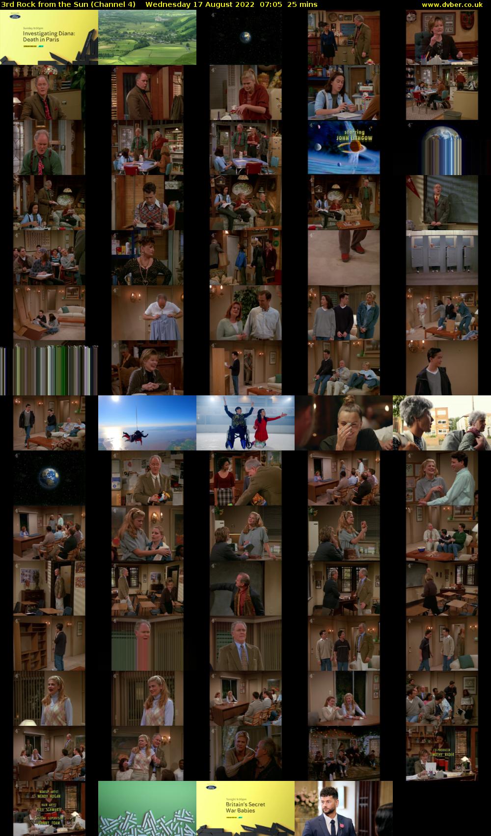 3rd Rock from the Sun (Channel 4) Wednesday 17 August 2022 07:05 - 07:30