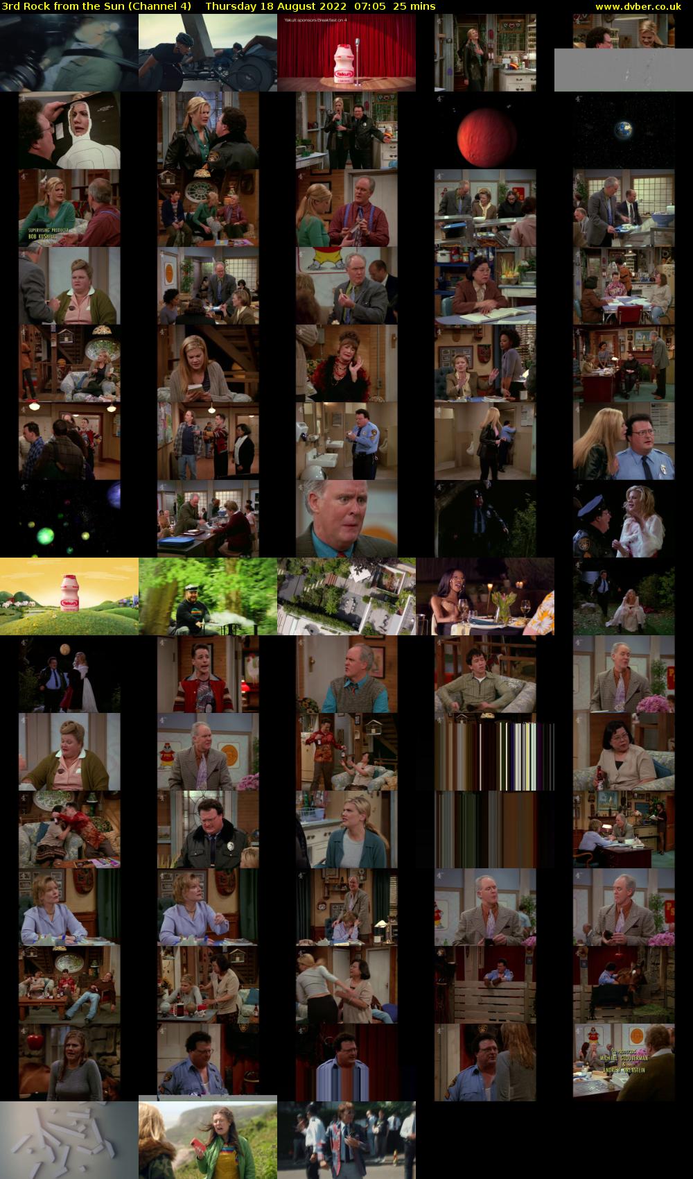 3rd Rock from the Sun (Channel 4) Thursday 18 August 2022 07:05 - 07:30