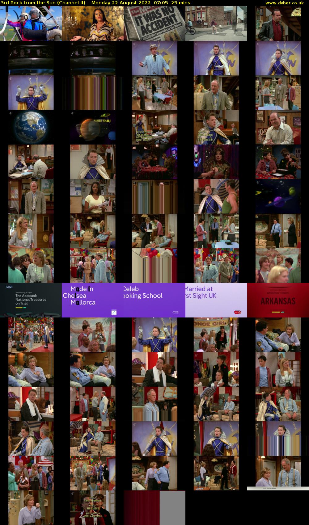 3rd Rock from the Sun (Channel 4) Monday 22 August 2022 07:05 - 07:30