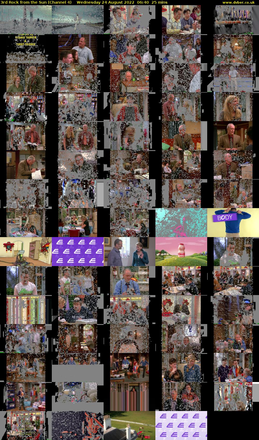 3rd Rock from the Sun (Channel 4) Wednesday 24 August 2022 06:40 - 07:05
