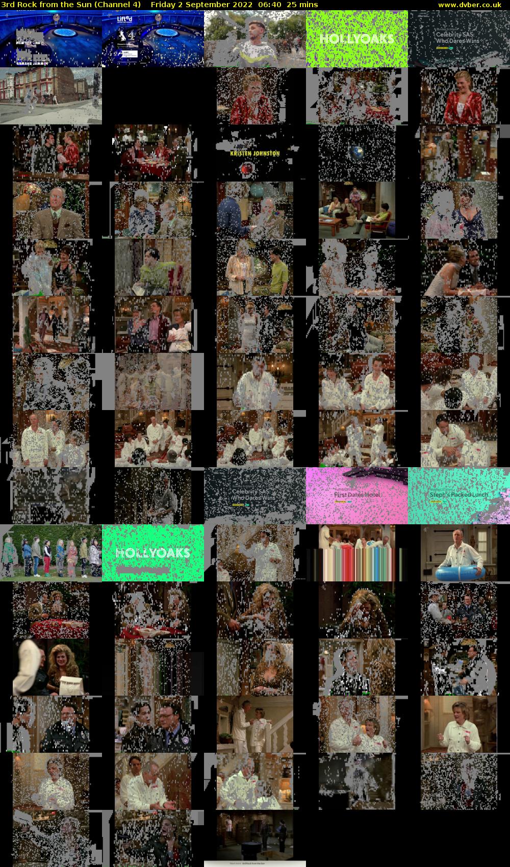3rd Rock from the Sun (Channel 4) Friday 2 September 2022 06:40 - 07:05