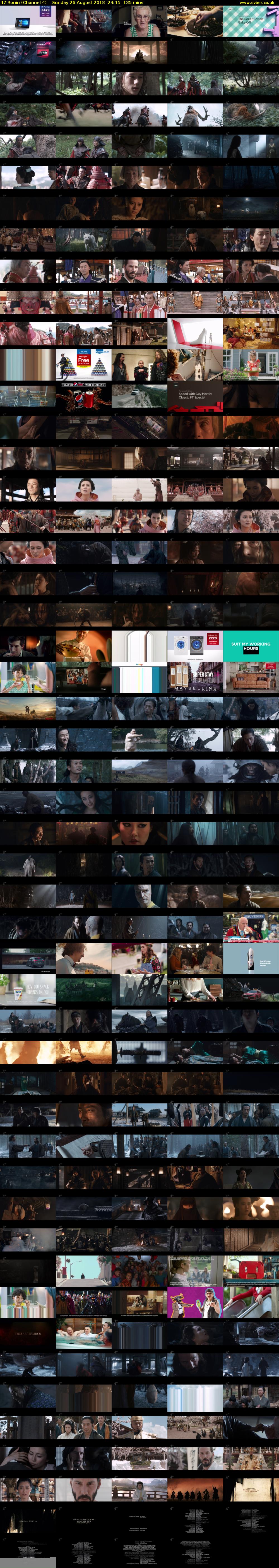 47 Ronin (Channel 4) Sunday 26 August 2018 23:15 - 01:30