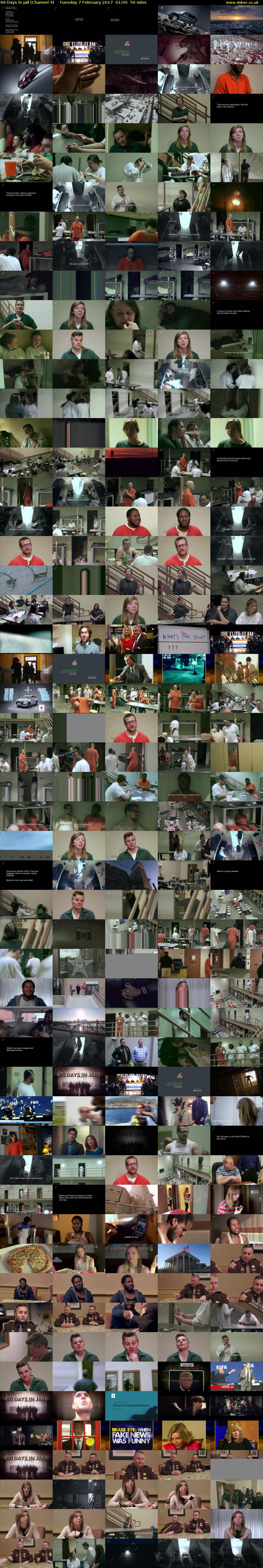 60 Days in Jail (Channel 4) Tuesday 7 February 2017 01:05 - 01:55