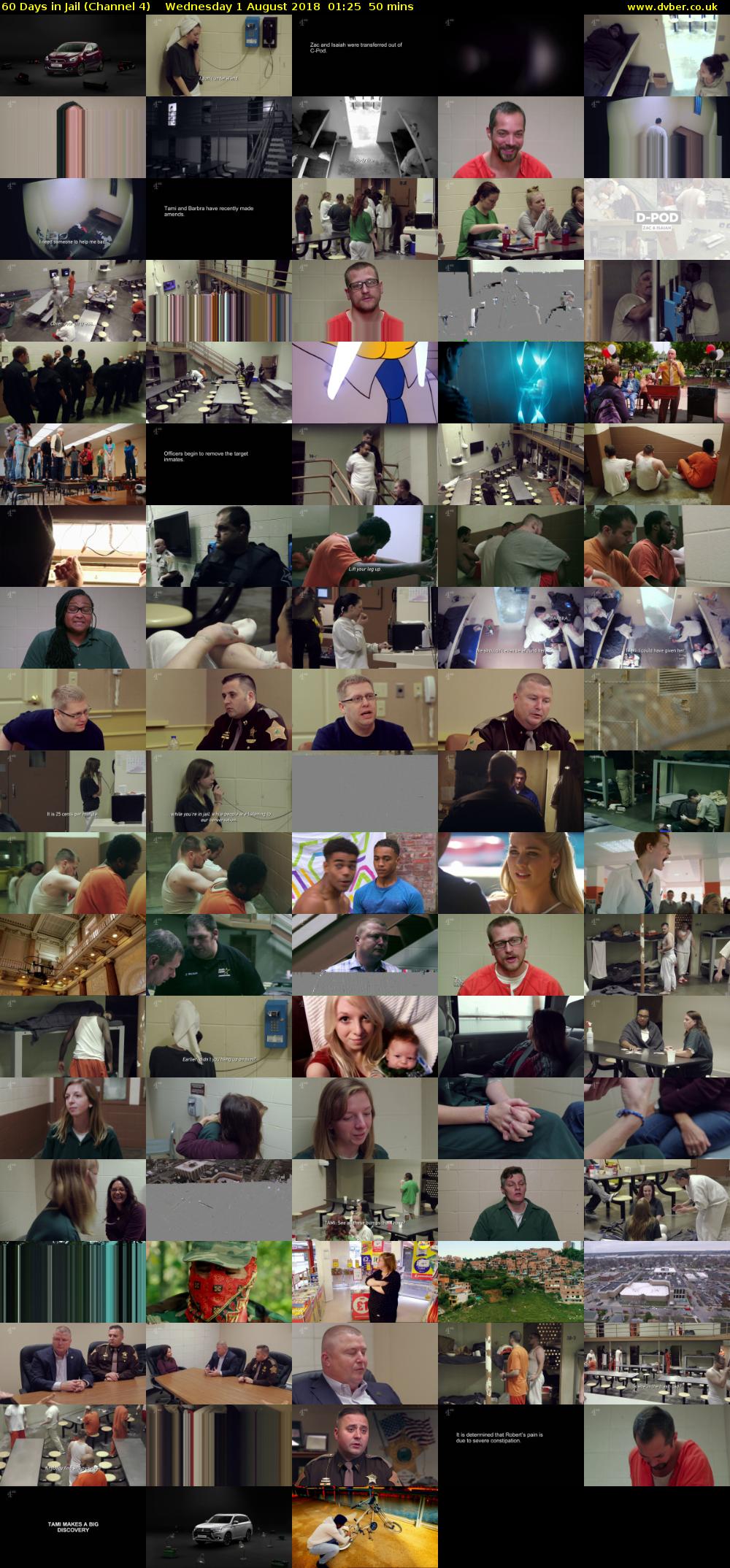 60 Days in Jail (Channel 4) Wednesday 1 August 2018 01:25 - 02:15