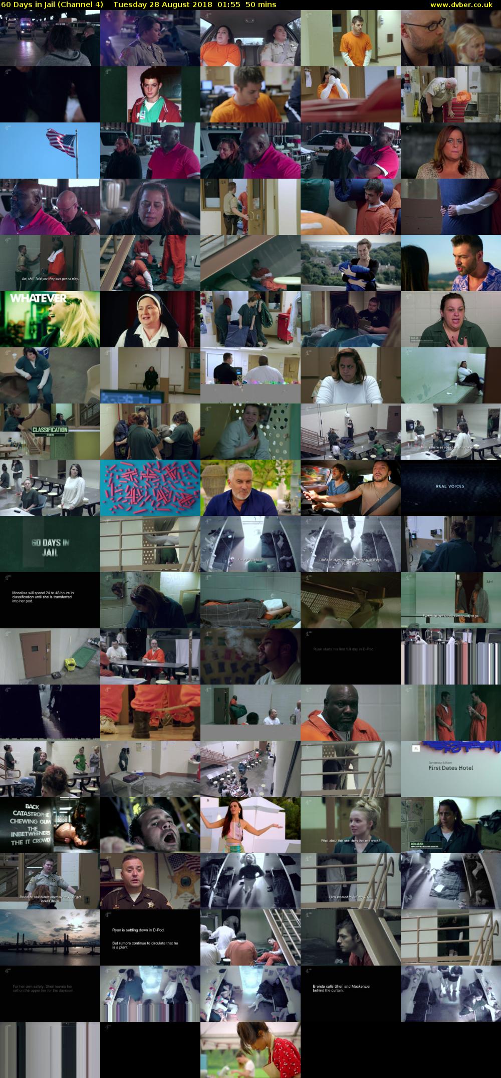 60 Days in Jail (Channel 4) Tuesday 28 August 2018 01:55 - 02:45
