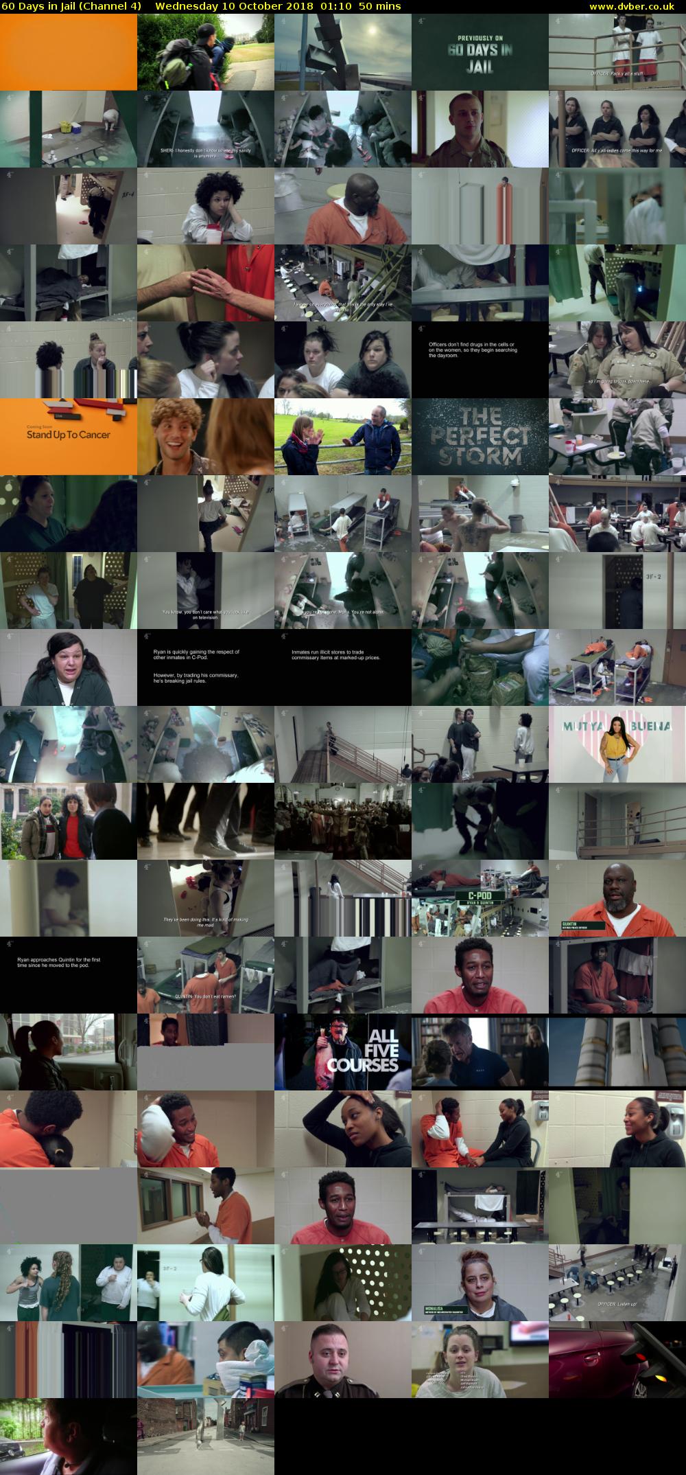 60 Days in Jail (Channel 4) Wednesday 10 October 2018 01:10 - 02:00