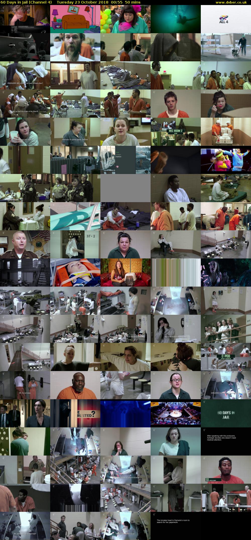 60 Days in Jail (Channel 4) Tuesday 23 October 2018 00:55 - 01:45