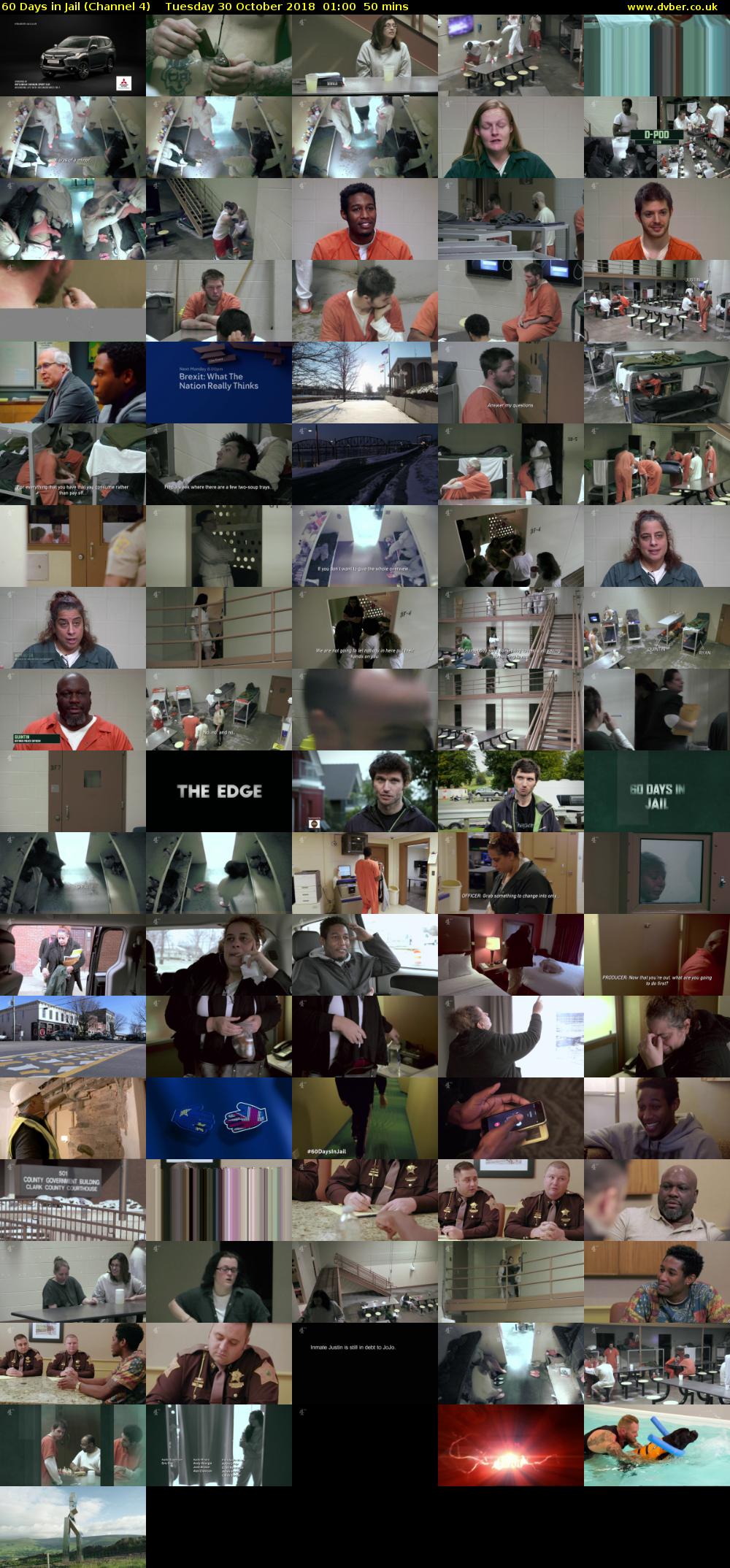 60 Days in Jail (Channel 4) Tuesday 30 October 2018 01:00 - 01:50