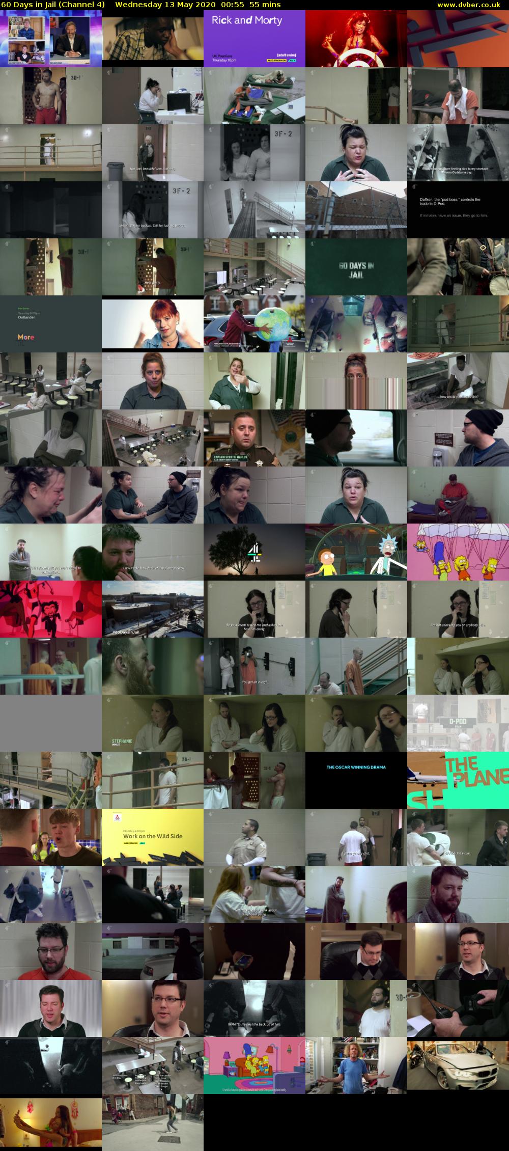 60 Days in Jail (Channel 4) Wednesday 13 May 2020 00:55 - 01:50