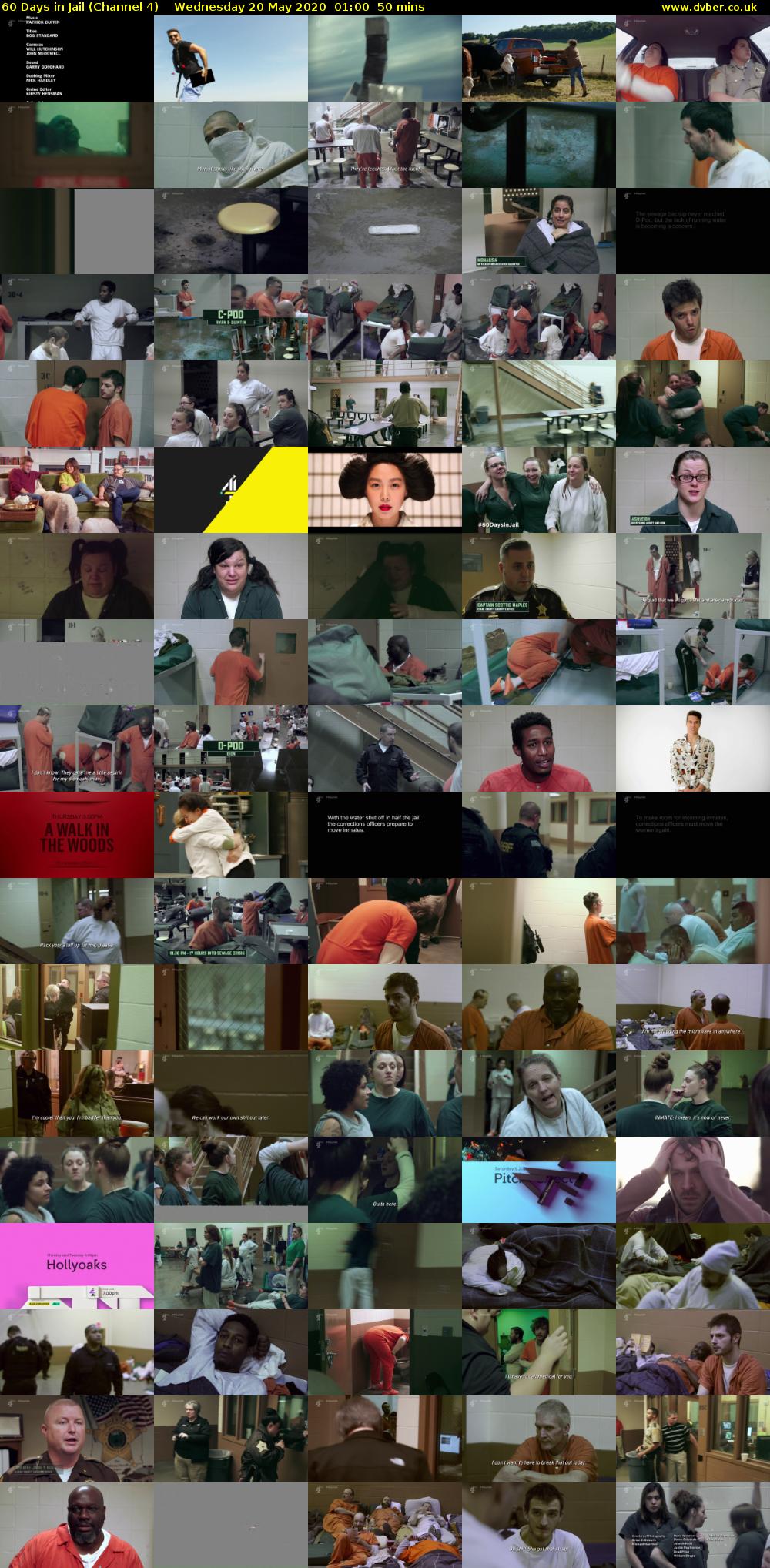 60 Days in Jail (Channel 4) Wednesday 20 May 2020 01:00 - 01:50