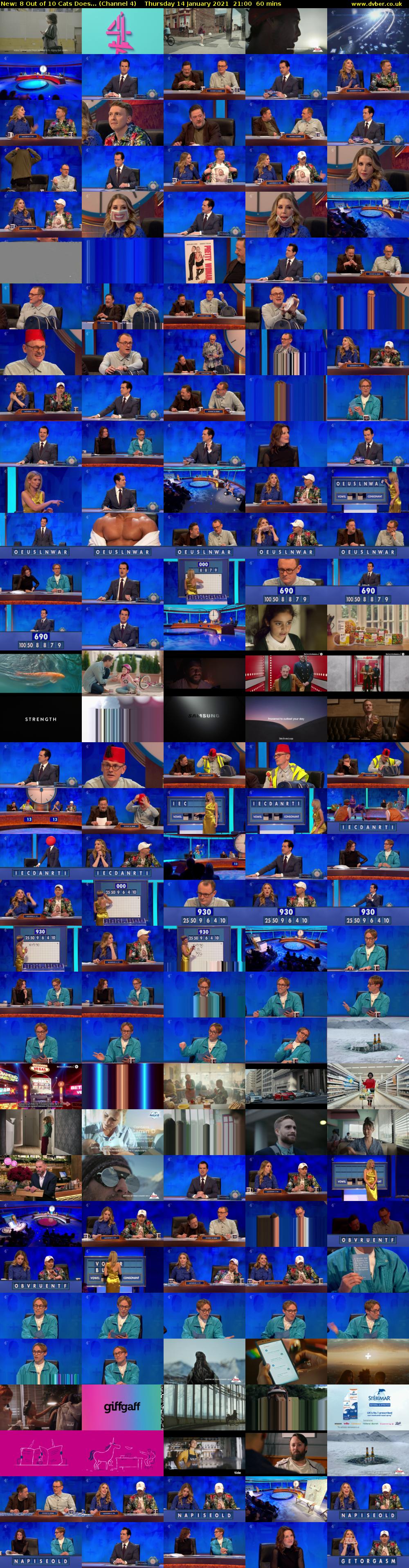 8 Out of 10 Cats Does... (Channel 4) Thursday 14 January 2021 21:00 - 22:00