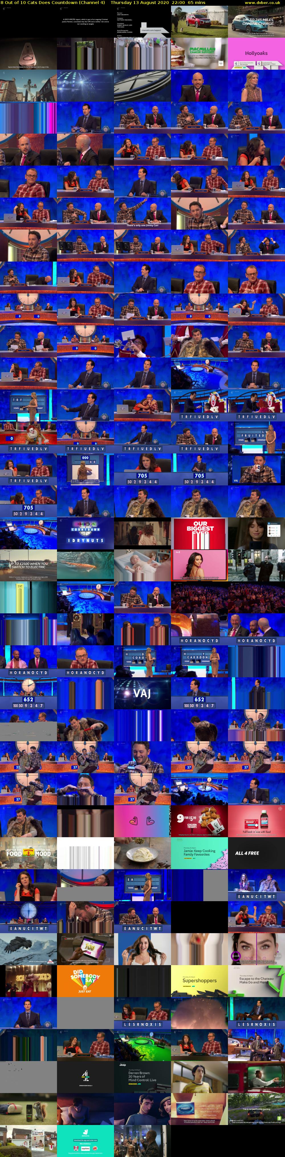 8 Out of 10 Cats Does Countdown (Channel 4) Thursday 13 August 2020 22:00 - 23:05