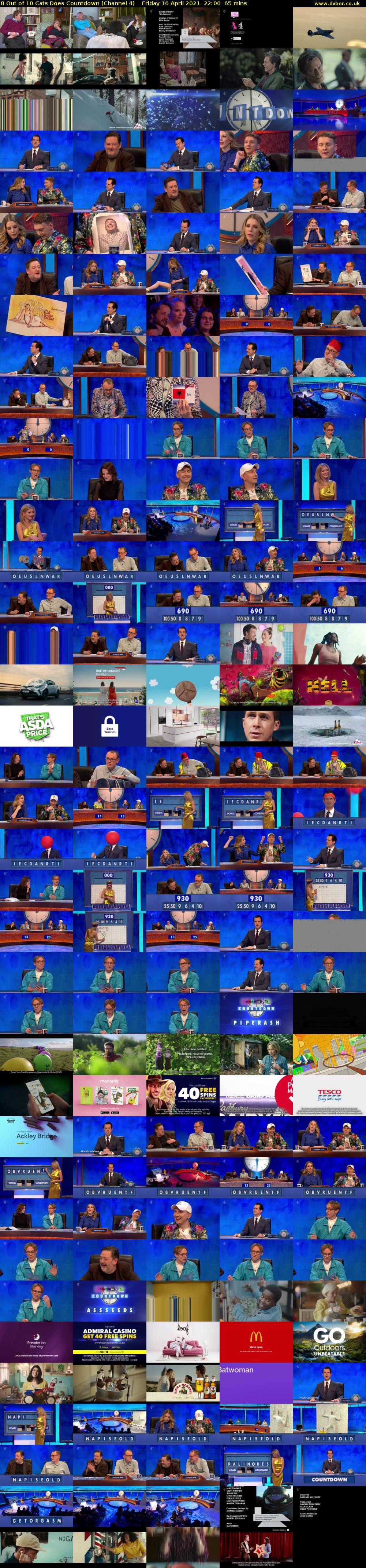 8 Out of 10 Cats Does Countdown (Channel 4) Friday 16 April 2021 22:00 - 23:05