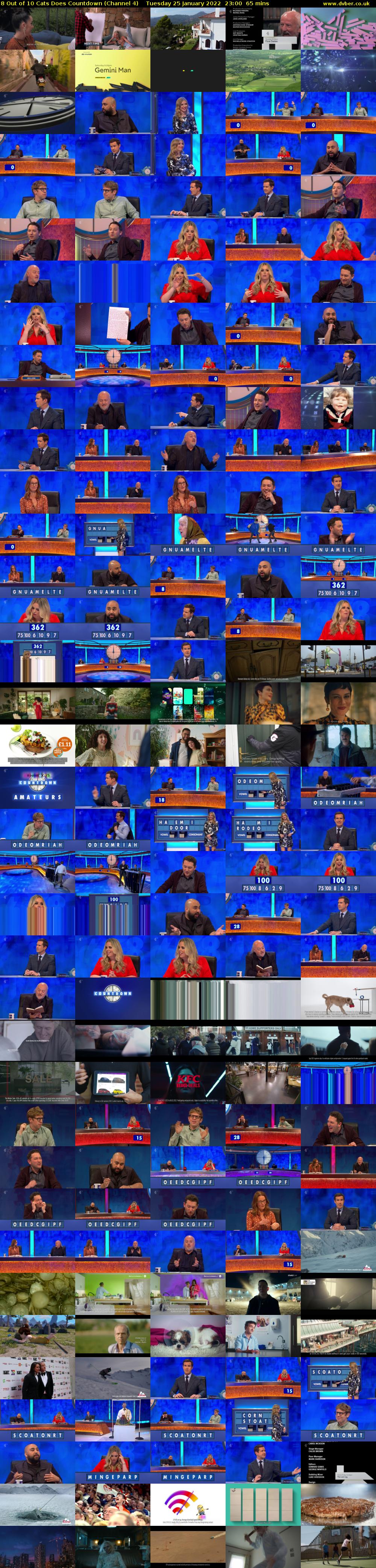 8 Out of 10 Cats Does Countdown (Channel 4) Tuesday 25 January 2022 23:00 - 00:05