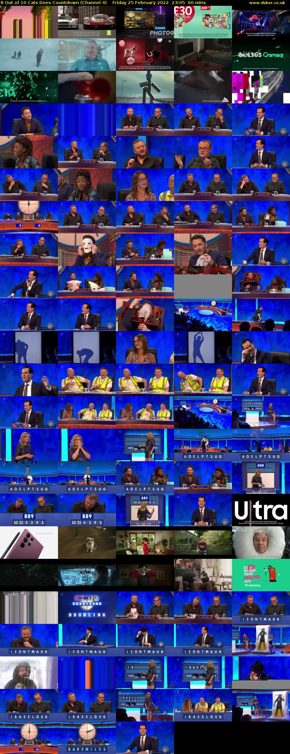 8 Out of 10 Cats Does Countdown (Channel 4) Friday 25 February 2022 23:05 - 00:05