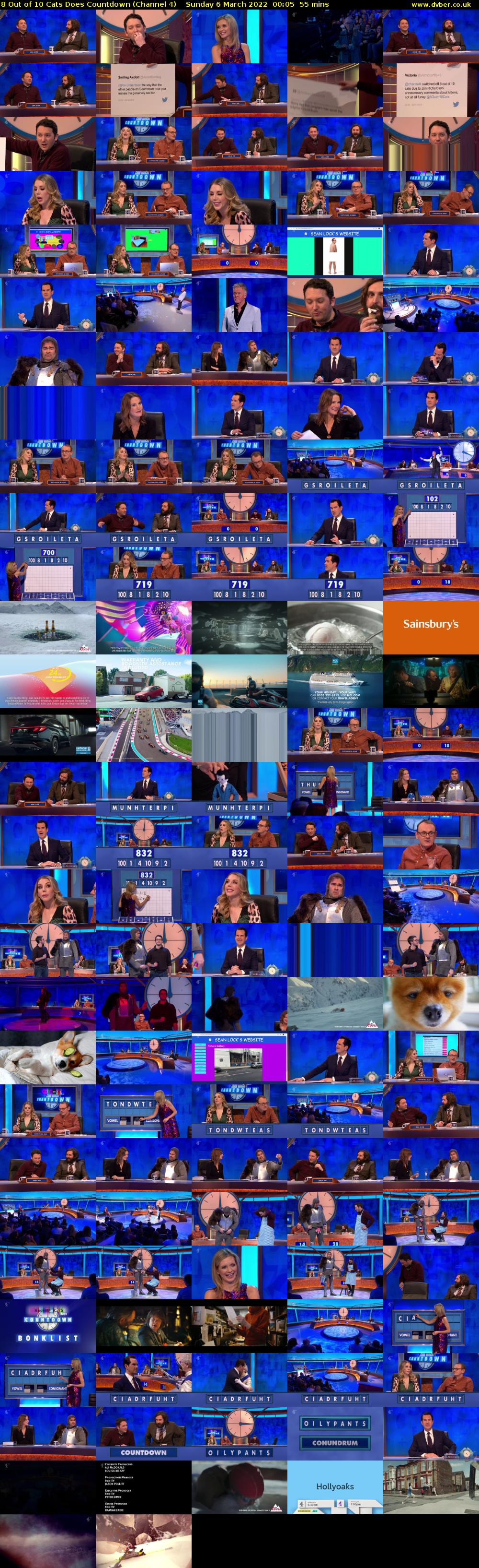 8 Out of 10 Cats Does Countdown (Channel 4) Sunday 6 March 2022 00:05 - 01:00