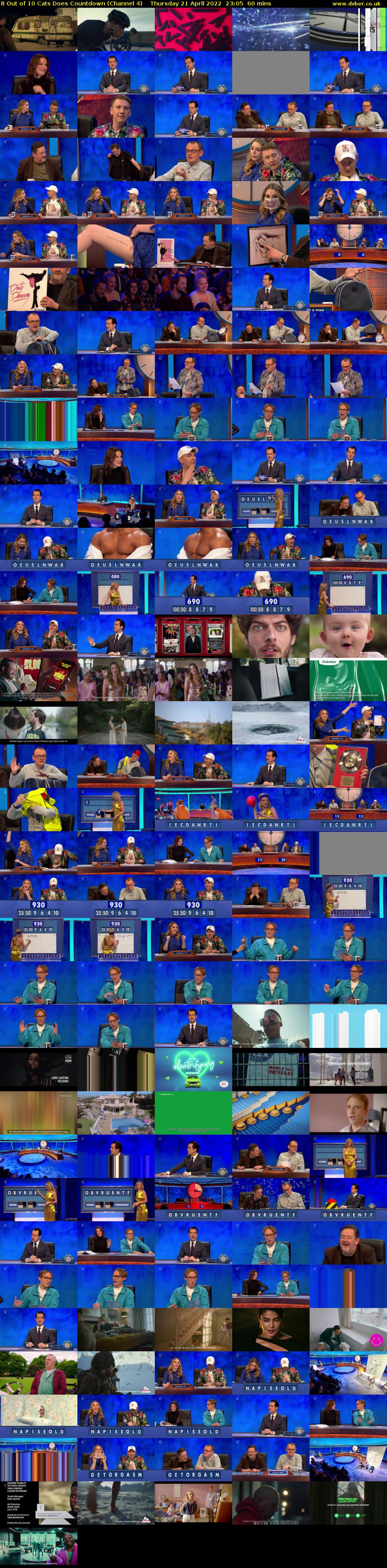 8 Out of 10 Cats Does Countdown (Channel 4) Thursday 21 April 2022 23:05 - 00:05