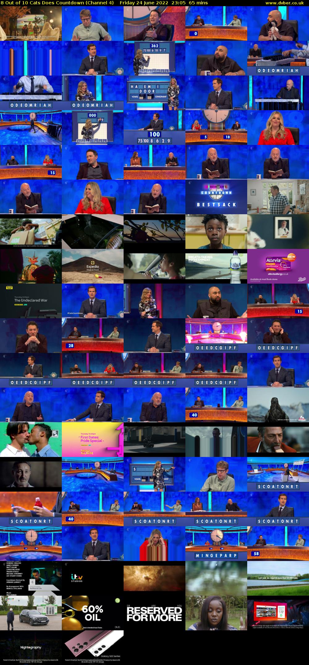 8 Out of 10 Cats Does Countdown (Channel 4) Friday 24 June 2022 23:05 - 00:10