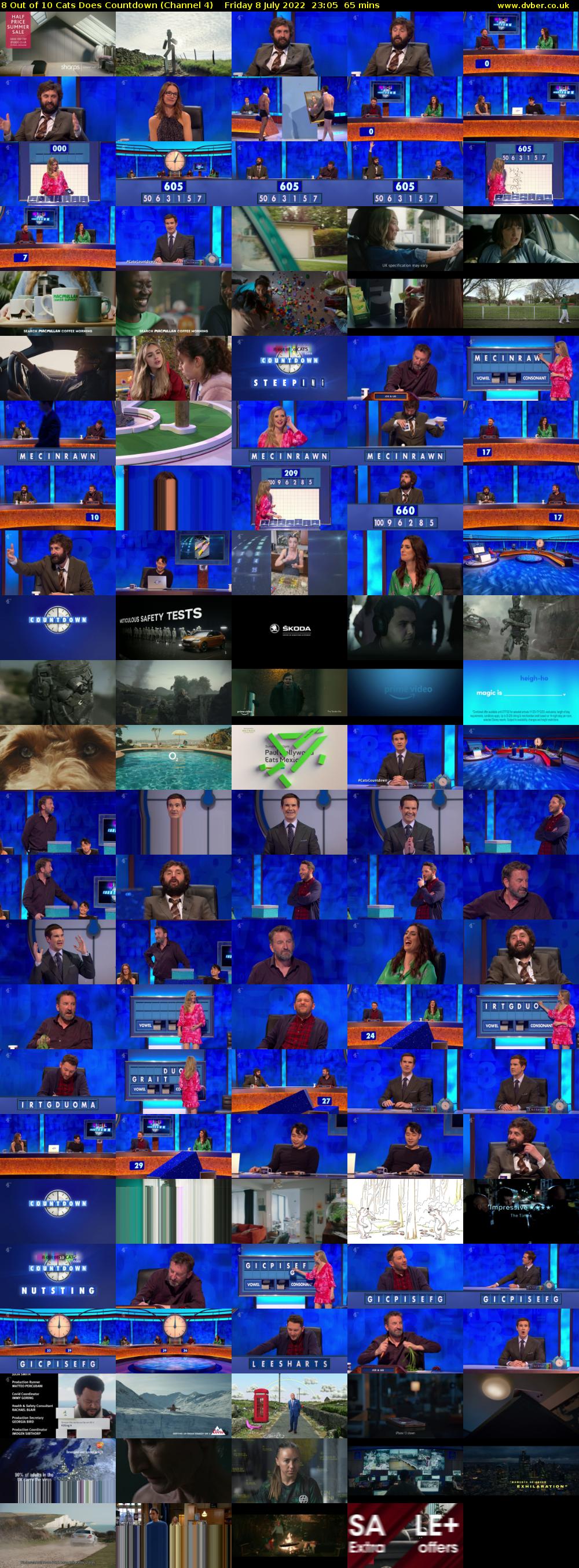 8 Out of 10 Cats Does Countdown (Channel 4) Friday 8 July 2022 23:05 - 00:10