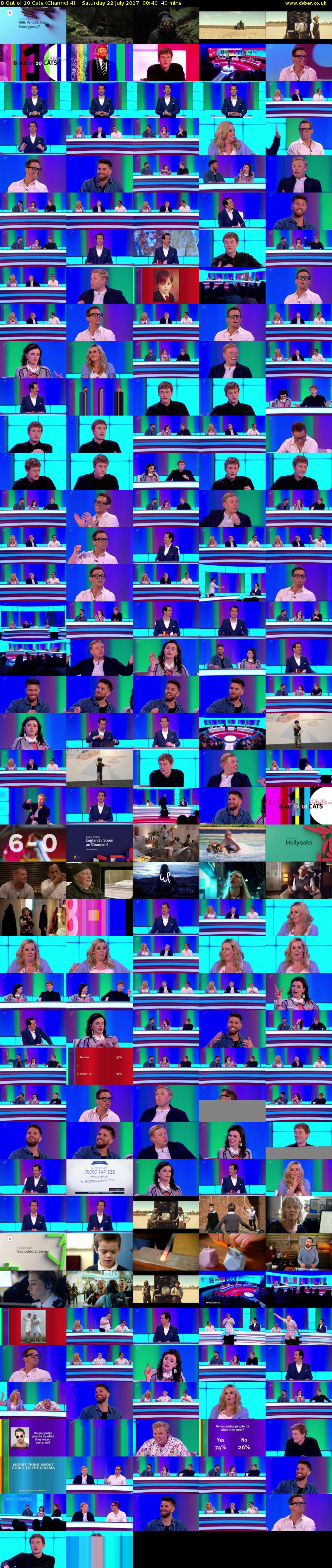 8 Out of 10 Cats (Channel 4) Saturday 22 July 2017 00:40 - 01:20