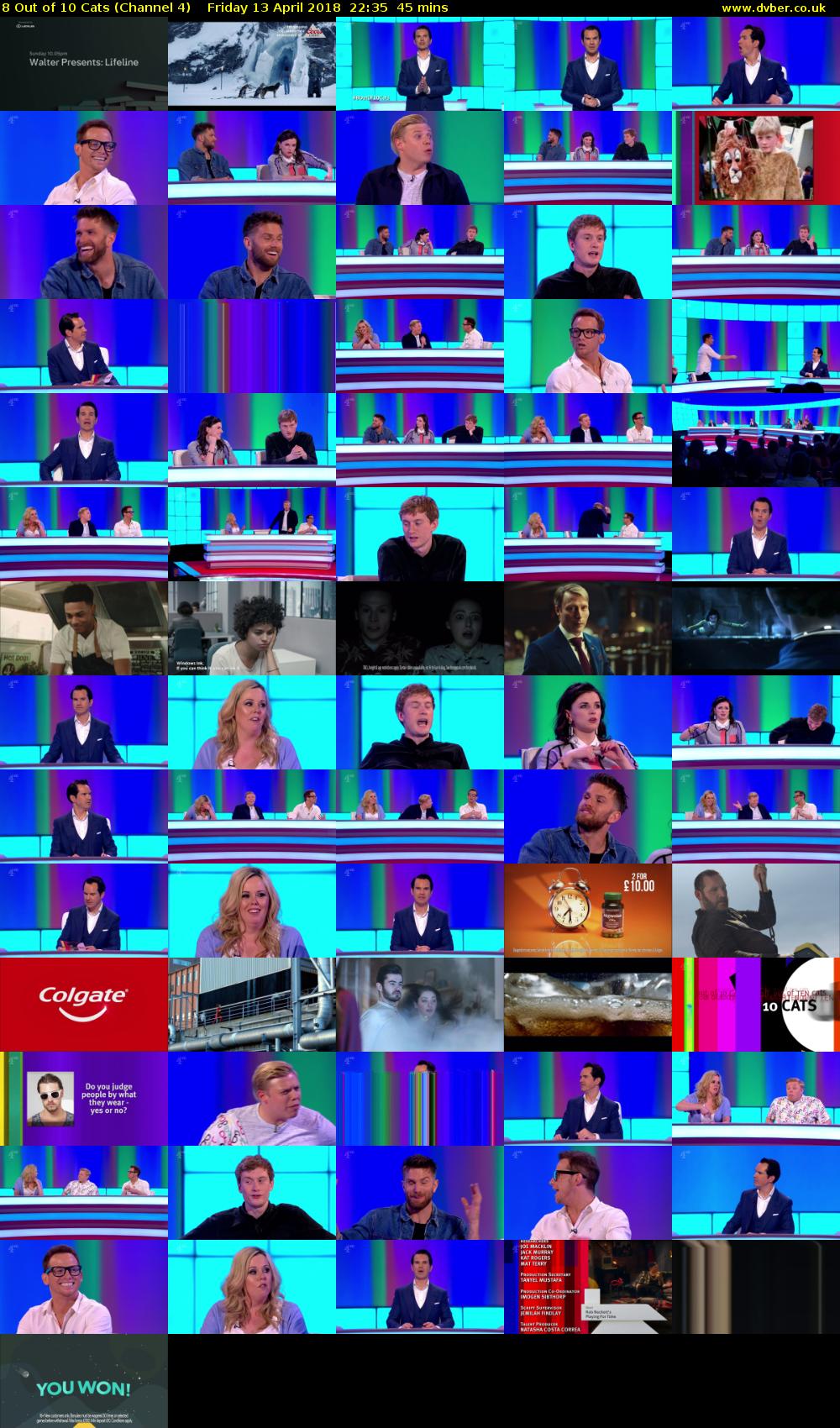 8 Out of 10 Cats (Channel 4) Friday 13 April 2018 22:35 - 23:20