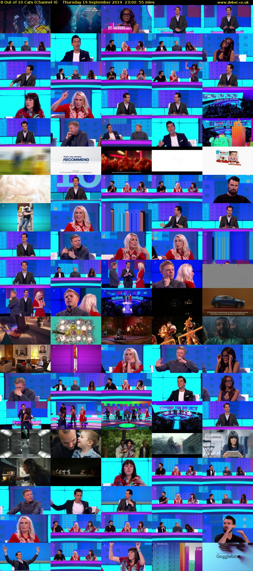 8 Out of 10 Cats (Channel 4) Thursday 19 September 2019 23:00 - 23:55