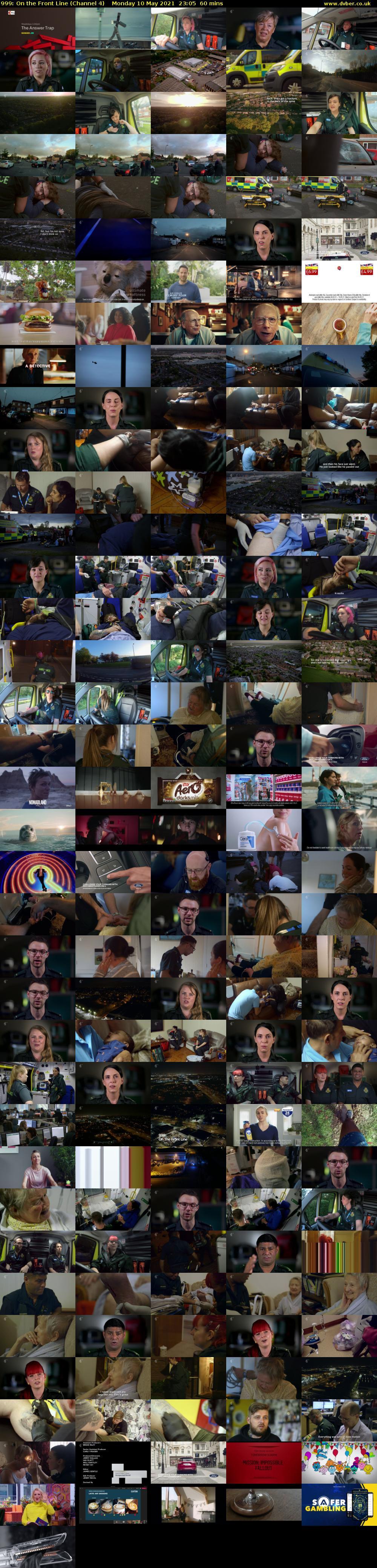 999: On the Front Line (Channel 4) Monday 10 May 2021 23:05 - 00:05