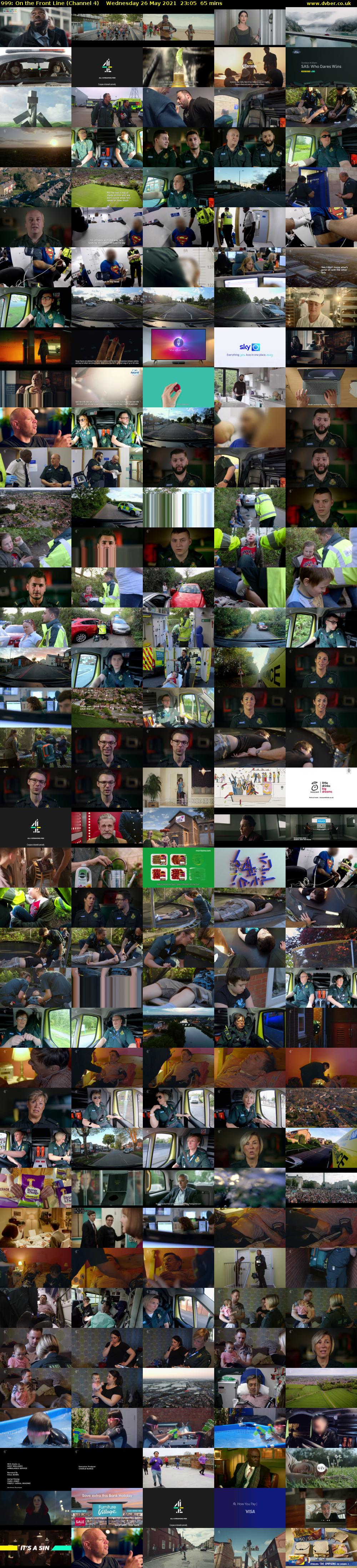 999: On the Front Line (Channel 4) Wednesday 26 May 2021 23:05 - 00:10